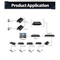 Miniatyrbild 3 av 5: 1 Par Gigabit 100/1000M A/B SC Ethernet Fiber Switch Media Converter Rj45 Optisk Transceiver 20KM Fibra Switch