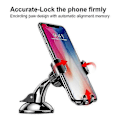 Miniatyrbillede 5 af 5: BASEUS Universal Gravity Bilholder Mobiltelefonholder med Klemme Kompatibel til iPhone/Samsung Red