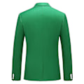 Miniatyrbild 2 av 2: Slim Fit Kavaj för Män, Business Casual, En Knapp Green M