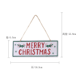 Miniatyrbild 3 av 5: Kreativ Julskylt i Järn Kan Hängas DIY Jul Välkomstkort Fönsterdekorationer God Jul Metall Dekor Skylt Plakett white background 1pc
