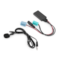 Pikkukuva 2 / 5: 6-nastainen Bluetooth-audiokaapeli autostereoiden AUX?IN-adapteri mikrofonilla, sopii Clio/Espace/Megane