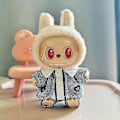 Miniatyrbild 1 av 5: Original Andra Generationens Labubu Monster Have A Seat Serie Söt Docka Kläderleksak Ornament Endast Kläder Söt Dockleksak Present[jkw] 11