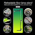 Miniatyrbillede 4 af 5: Reptil Lampeholder med Justerbar Base, Metal Gulvlampeholder til Habitat