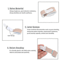 Miniatyrbillede 2 af 5: 6 stk. Fingerskinner, finger-buddy-wraps til hammerfingre, slidgigt, fingerled, bøjede fingre, brækket finger