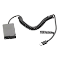 Pikkukuva 1 / 5: DMW-BLC12 Dummy-akku DMW-DCC8 PD USB-C -liitin GX8 FZ1000 FZ300 FZ200 G6 G7 G80 G81 G85 G95 G99 FZ2000 -kameroille