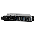 Pikkukuva 3 / 5: PCI-E - USB 3.0 7-porttinen laajennuskortti, PCI Express USB 3.2 -lisäkortti, sisäinen USB3-keskitinmuunnin