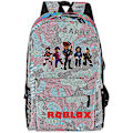 Miniatyrbilde 1 av 3: Roblox Skolesekk Ryggsekk Student Skolesekk Reiseveske Color-20