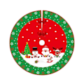 Miniatyrbilde 1 av 5: 90cm Juletre Skjørt, Juletre Toppstjerne, Juletre Dekorasjon, God Jul Juletre Skjørt Tre Matte for Jul, Rød