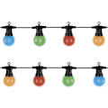 Pikkukuva 1 / 5: IP65 LED-valosarja keijukaisvaloköynnöksellä, suunniteltu loma-ajan valaistukseen, häihin, puutarhajuhliin, patiolle, aukiolle, joulukuuseen, ulkokoristeluun 8M 10Bulbs Multicolor