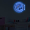 Miniatyrbillede 3 af 5: 2 stk. (YGC008+YGC015, Blu-ray) falsk selvlysende vinduesmærke tegneserie fluorescerende mærke dekoration, fluorescerende mærke, fluorescerende mærker
