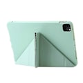 Miniatyrbilde 3 av 5: Kompatibel med iPad Pro 13 (2024) Deksel Origami Stativ Auto Sleep / Wake PU Lær+Silikon Nettbrettdeksel Green