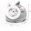 Miniatyrbillede 2 af 4: Hamster lille bomuldsrede vinterhi bomulds kaninrede