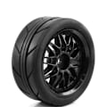 Miniatyrbillede 4 af 5: 1/10 RC Drift Dæk 65mm til On Road Racing Bil Hjul Dæk til TT01 TT02 XV01 XV02 PTG-2, Sort