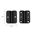 Miniatyrbillede 2 af 5: Universal 12-16mm Motorcykel Modifikation Tilbehør GPS Navigation Aluminium Legering Multi-Funktion Sort Beslag