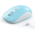 Pikkukuva 1 / 4: Bluetooth-hiiri, 2.4G langaton Bluetooth-hiiri Dual Mode (Bluetooth 5.0/3.0+USB), tietokonehiiri
