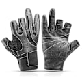 Miniatyrbillede 2 af 5: Fiskehandsker - Koldt Vintervejr Herre- og Damefiske S-xl Black L