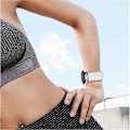 Miniatyrbild 5 av 5: 20mm Fyrkantigt Spänne Silikon Smart Klockarmband Kompatibelt För GarminMove Luxe/Move Style/Move 3 White