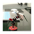 Miniatyrbillede 2 af 5: Universal Justerbar Telefonbeslag Fliser Metal Mobiltelefon Bil Navigation Beslag Roterende Magnetisk