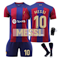 Pikkukuva 1 / 2: 23-24 Barcelonan kotipaita Messi nro 10 (sukansuojalla) No. 10 Messi with socks protector 16