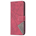 Miniatyrbillede 5 af 5: BINFEN COLOR BF05 Kompatibel med Huawei Mate 60 Pro / Mate 60 Pro+ Wallet Præget Læder Telefon Cover Stativ Red