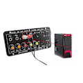 Miniatyrbilde 3 av 5: Audio Forsterkerkort 30W Støtte Dobbel Mikrofon Bluetooth Amplificatore Subwoof for 4Ohm Høyttaler 1