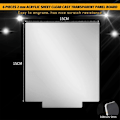 Miniatyrbilde 2 av 5: Akrylplate Klar Støpt for LED Lysbase Bord Skilt DIY Display Prosjekter Håndverk LED Lys for P