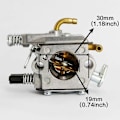Miniatyrbild 3 av 5: Förgasare Passar MP16 MP16-7 52Cc Motorsåg 2-taktsmotor 4500 5200 5800 Motorsåg Gräsklippare Gar