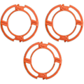 Miniatyrbillede 4 af 5: Bladfastholdelsesringe Fastholdelsespladeholder Til (3 stk., Orange)