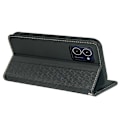 Miniatyrbillede 4 af 5: Kompatibel med HMD Pulse / Pulse+ Etui Pung Læder Telefon Cover Lykke Kløver Prægning Black