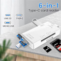 Pikkukuva 1 / 5: OTG SD TF Type C Micro-SD -kortinlukija Type C - USB OTG -sovitin B