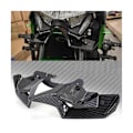 Miniatyrbillede 4 af 5: Motorcykel Front Spoiler Winglet Aerodynamisk Vinge Kit Spoiler til Z900 2020 2021 2022 (Sort)