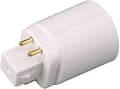 Gx24q Led Lampeadapter Til 4 Pin E27 Sokkel 2 stk