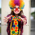 Miniatyrbild 4 av 5: Clown Kostymset Halloween Prickig Utklädningsset 5 Delar Tillbehör Karneval Temafest style 2