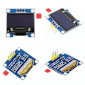 Miniatyrbild 5 av 5: 0.96 tum IIC I2C Seriell GND 128X64 OLED LCD LED Display Modul SSD1306 för arduino Kit vit Display Boris