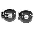 Miniatyrbillede 2 af 4: 40 stk. CR2450 Knapcelle Batteri Sokkel Holder Kabinet 2 Ben Sort