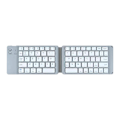 Miniatyrbilde 1 av 5: Dobbel Sammenleggbar Trådløst Bluetooth-tastatur for Nettbrett, A