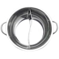 Miniatyrbillede 4 af 5: 28 cm Hot Pot Dobbelt Delt Rustfrit Stål 28 cm Kogegrej Hot Pot Lineal Kompatible Suppegryder Hjemmesæt