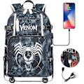 Miniatyrbild 1 av 4: Venom Fashion Tryckt Usb Ungdoms Skolväska (2-117) Color-13