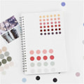 Pikkukuva 4 / 5: 100 arkkia vesiväripilkku tarra journaling tarvikkeet scrapbooking DIY väritarra washi St