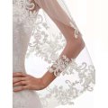 Miniatyrbillede 3 af 3: Bryllup 2-lags Bryllups Sequin Blonde Brudeslør med Kam Ivory