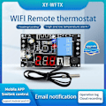 Miniatyrbilde 2 av 5: XY-WFTX Fjernstyrt WIFI Termostat Temperaturkontrollmodul NTC 10K 0.5M Relébryter Temperaturkontroll