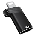 Miniatyrbild 1 av 4: ADS-616B Lightning Hane till Typ-C Hona Mini Konverterare Portabel OTG Adapter Black