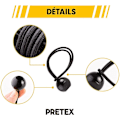Miniatyrbillede 3 af 5: 25 stk. elastiske snore med kugle - Elastisk snor ideel til telte, presenninger, tasker, pools, trampoliner og mere - 21 cm længde