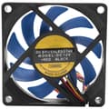 12V DC 32 70mm 4-Pin Computer Kabinet CFM PWM CPU PC Blæser Blå & Sort