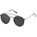 Miniatyrbillede 2 af 4: Små Retro Runde Polariserede Solbriller Uv400 Dobbelt Bro Sunnies Sunset