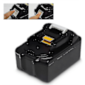 Miniatyrbillede 3 af 5: 18v 4.0ah Ekstra Batteri Med 3a Oplader Erstatning Kompatibel Makita Dmr110 Dmr112 Dmr115 Dmr107 Dmr108 Dmr114 Dmr100 Dmr106 Dmr102 Dmr104 Dmr101 Dmr103b