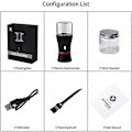 Miniatyrbilde 4 av 5: Elektrisk urteknuser, USB-oppladbar, 2-pakning 50 ml glasskammer for urter - Flott for daglig bruk