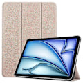 Miniatyrbillede 1 af 5: Kompatibel med iPad Air 11 (2025) / (2024) Etui PU Læder Beskyttende Tri-Fold Stand Smart Cover Gold
