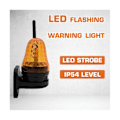 Miniatyrbillede 4 af 5: Universal 12V-265V LED Signal Alarm Lys Strobe Blinkende Lys Vægmonteret Nødadvarselslampe f