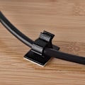 Miniatyrbilde 4 av 5: Justerbar Selvklebende Nylon Ledning Svart 50 Stk